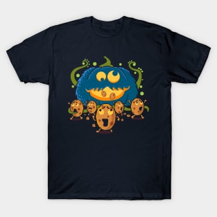 Pumpkin Monster - Spooky halloween T-Shirt